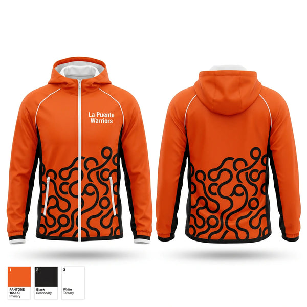 Windbreaker, La Puente Warriors, , Teamtime, Team time, sublimation, custom sports apparel, team uniforms, spirit wear, spiritwear, sports uniforms, custom shirts, team store, custom team store, fundraiser sports, apparel fundraiser