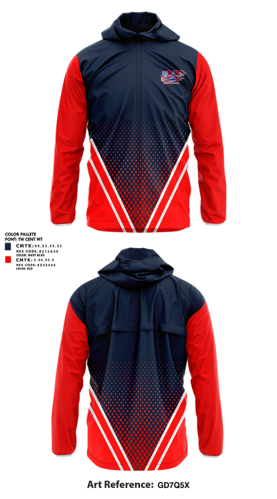 Heartland Youth Football League 75199554 Windbreaker - 1