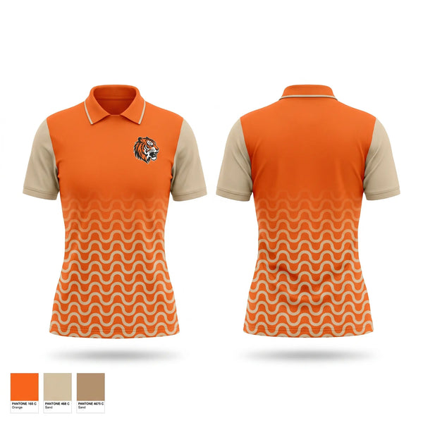 Short Sleeve Performance Polo, HERRIN TIGERS, Cross Country, Teamtime, Team time, sublimation, custom sports apparel, team uniforms, spirit wear, spiritwear, sports uniforms, custom shirts, team store, custom team store, fundraiser sports, apparel fundraiser