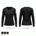 Kelly volunteer fire department Women's Long Sleeve V-neck Shirt - 1