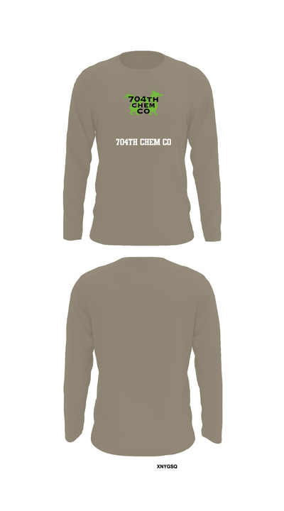 704th Chem Co 57484500 Long Sleeve Performance Shirt 72