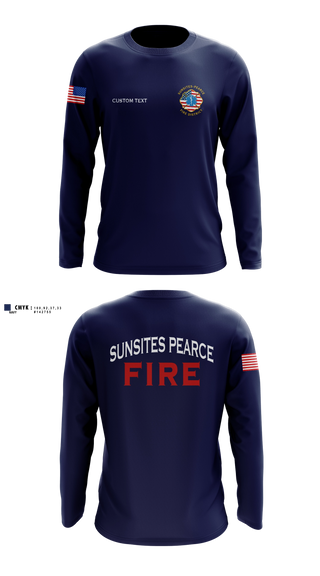 Long Sleeve Performance Shirt, Sunsites-Pearce Fire District, Fire Department, Teamtime, Team time, sublimation, custom sports apparel, team uniforms, spirit wear, spiritwear, sports uniforms, custom shirts, team store, custom team store, fundraiser sports, apparel fundraiser