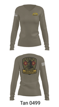 6-8 CAV 64955862 Women's Long Sleeve V-neck Shirt - 77
