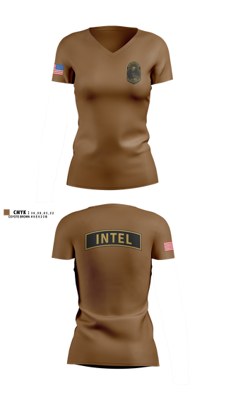 Womens Short Sleeve Vneck Shirt, 18 Security Forces Squadron, Air Force, Teamtime, Team time, sublimation, custom sports apparel, team uniforms, spirit wear, spiritwear, sports uniforms, custom shirts, team store, custom team store, fundraiser sports, apparel fundraiser