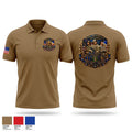 Pinoy Soldiers USA Short Sleeve Performance Polo - 1