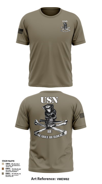 NMCB-25 17597723 Old School Cotton Feel Shirt - 3