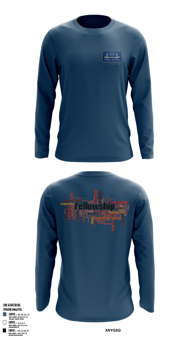 Long Sleeve Performance Shirt, Bridge of Hope, , Teamtime, Team time, sublimation, custom sports apparel, team uniforms, spirit wear, spiritwear, sports uniforms, custom shirts, team store, custom team store, fundraiser sports, apparel fundraiser