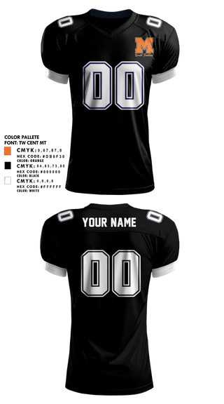 Football Jersey, Molalla Football, , Teamtime, Team time, sublimation, custom sports apparel, team uniforms, spirit wear, spiritwear, sports uniforms, custom shirts, team store, custom team store, fundraiser sports, apparel fundraiser
