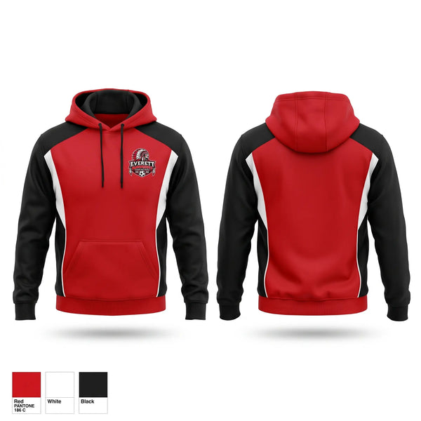 Hoodie, Warriors, Men's Soccer, Teamtime, Team time, sublimation, custom sports apparel, team uniforms, spirit wear, spiritwear, sports uniforms, custom shirts, team store, custom team store, fundraiser sports, apparel fundraiser