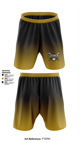 Athletic Shorts With Pockets, Legacy Baseball Club, Baseball, Teamtime, Team time, sublimation, custom sports apparel, team uniforms, spirit wear, spiritwear, sports uniforms, custom shirts, team store, custom team store, fundraiser sports, apparel fundraiser