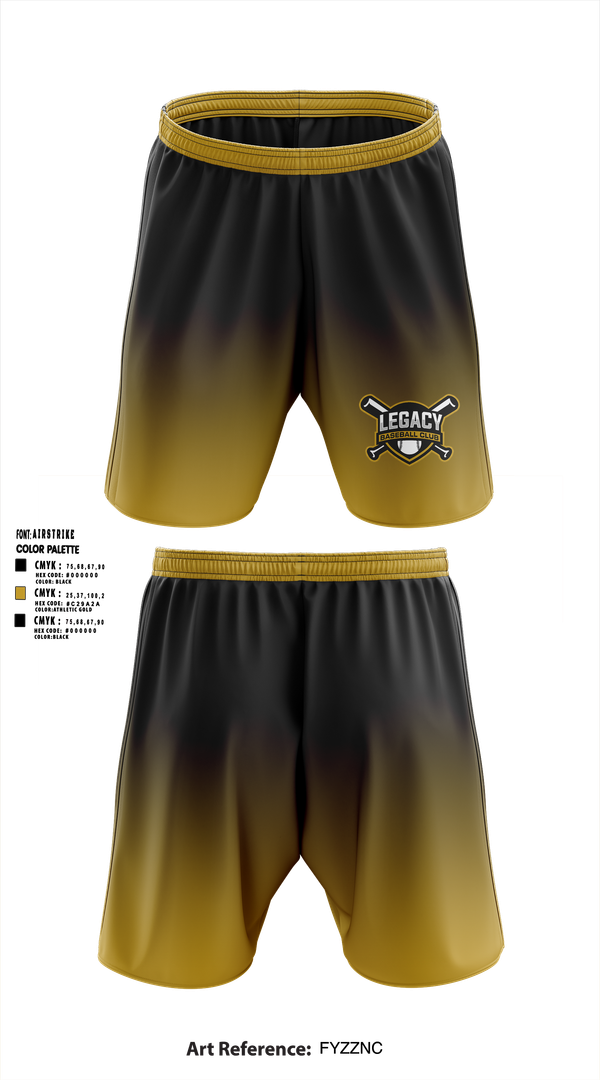 Athletic Shorts With Pockets, Legacy Baseball Club, Baseball, Teamtime, Team time, sublimation, custom sports apparel, team uniforms, spirit wear, spiritwear, sports uniforms, custom shirts, team store, custom team store, fundraiser sports, apparel fundraiser