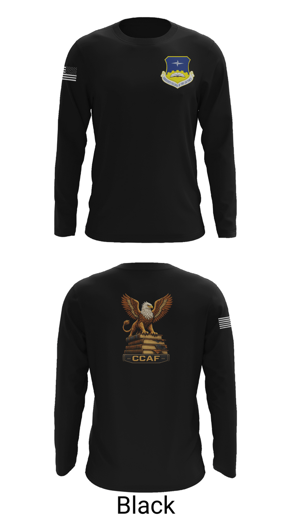 Long Sleeve Performance Shirt, CCAF, Air Force, Teamtime, Team time, sublimation, custom sports apparel, team uniforms, spirit wear, spiritwear, sports uniforms, custom shirts, team store, custom team store, fundraiser sports, apparel fundraiser