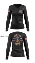 Benton Fire Women's Long Sleeve V-neck Shirt - 7