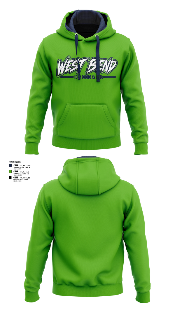 Hoodie, West bend bulldogs, Baseball, Teamtime, Team time, sublimation, custom sports apparel, team uniforms, spirit wear, spiritwear, sports uniforms, custom shirts, team store, custom team store, fundraiser sports, apparel fundraiser