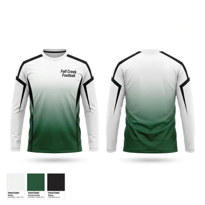 Fall Creek Football Long Sleeve Performance Shirt 1