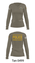 Dapo 61532037 Women's Long Sleeve V-neck Shirt - 73