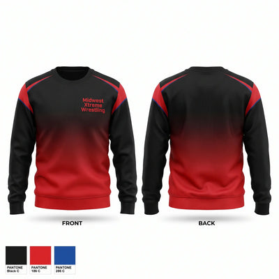 Midwest Xtreme Wrestling Crew Neck Sweatshirt - 2