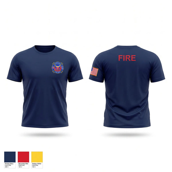Short Sleeve Performance Shirt, Flint Hill Fire, Fire Department, Teamtime, Team time, sublimation, custom sports apparel, team uniforms, spirit wear, spiritwear, sports uniforms, custom shirts, team store, custom team store, fundraiser sports, apparel fundraiser