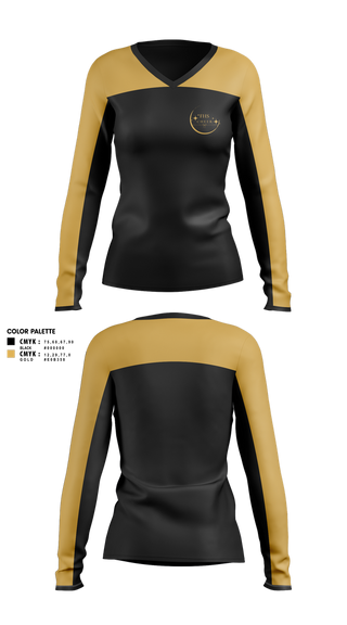 Womens Long Sleeve Vneck Shirt, Fredericktown High School Cheerleading, Cheer, Teamtime, Team time, sublimation, custom sports apparel, team uniforms, spirit wear, spiritwear, sports uniforms, custom shirts, team store, custom team store, fundraiser sports, apparel fundraiser