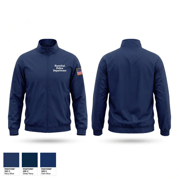Windbreaker, Hannibal Police Department, Police, Teamtime, Team time, sublimation, custom sports apparel, team uniforms, spirit wear, spiritwear, sports uniforms, custom shirts, team store, custom team store, fundraiser sports, apparel fundraiser