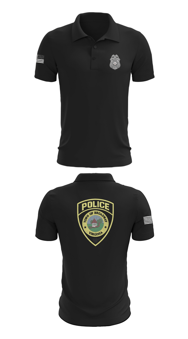 Short Sleeve Performance Polo, Broadway Police, Police, Teamtime, Team time, sublimation, custom sports apparel, team uniforms, spirit wear, spiritwear, sports uniforms, custom shirts, team store, custom team store, fundraiser sports, apparel fundraiser