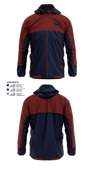 Windbreaker, Tulare Western Mustangs, Tennis, Teamtime, Team time, sublimation, custom sports apparel, team uniforms, spirit wear, spiritwear, sports uniforms, custom shirts, team store, custom team store, fundraiser sports, apparel fundraiser