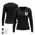 CPHSG School Police Women's Long Sleeve V-neck Shirt - 1