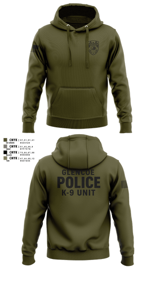 Hoodie, GLENCOE POLICE DEPARTMENT K9, Police, Teamtime, Team time, sublimation, custom sports apparel, team uniforms, spirit wear, spiritwear, sports uniforms, custom shirts, team store, custom team store, fundraiser sports, apparel fundraiser