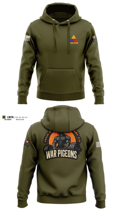 261st War Pigeons Hoodie - 100
