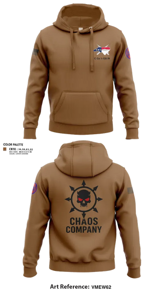 Hoodie, C. Co. 1-120 3rd PLT, Army, Teamtime, Team time, sublimation, custom sports apparel, team uniforms, spirit wear, spiritwear, sports uniforms, custom shirts, team store, custom team store, fundraiser sports, apparel fundraiser
