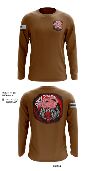 Long Sleeve Performance Shirt, Dirty Dozen, , Teamtime, Team time, sublimation, custom sports apparel, team uniforms, spirit wear, spiritwear, sports uniforms, custom shirts, team store, custom team store, fundraiser sports, apparel fundraiser