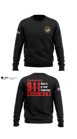 Crew Neck Sweatshirt, Berkshire RECC, Police, Teamtime, Team time, sublimation, custom sports apparel, team uniforms, spirit wear, spiritwear, sports uniforms, custom shirts, team store, custom team store, fundraiser sports, apparel fundraiser