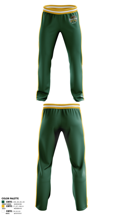 Canyon High School Girls Soccer 73964009 Sweatpants - 1