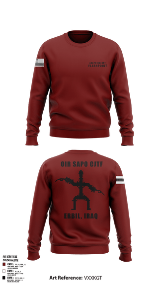 Crew Neck Sweatshirt, 606th Qm Det, Army, Teamtime, Team time, sublimation, custom sports apparel, team uniforms, spirit wear, spiritwear, sports uniforms, custom shirts, team store, custom team store, fundraiser sports, apparel fundraiser