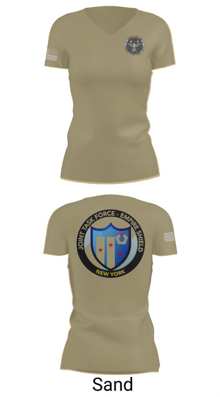 Womens Short Sleeve Vneck Shirt, Empire Shield, , Teamtime, Team time, sublimation, custom sports apparel, team uniforms, spirit wear, spiritwear, sports uniforms, custom shirts, team store, custom team store, fundraiser sports, apparel fundraiser