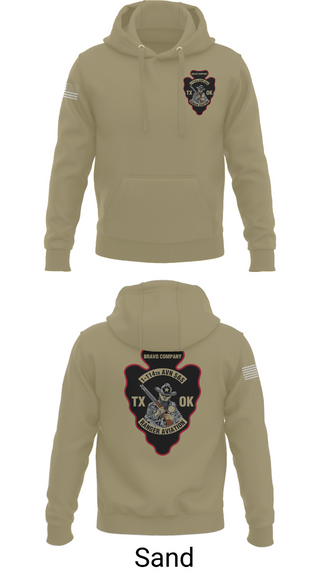 Hoodie, B CO 1-114TH AVN S&S, Army, Teamtime, Team time, sublimation, custom sports apparel, team uniforms, spirit wear, spiritwear, sports uniforms, custom shirts, team store, custom team store, fundraiser sports, apparel fundraiser