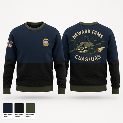 Newark FAMS 70077799 Crew Neck Sweatshirt - 2
