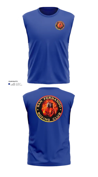 Sleeveless Performance Shirt, San Fernando Boxing Club, Spirit Store, Teamtime, Team time, sublimation, custom sports apparel, team uniforms, spirit wear, spiritwear, sports uniforms, custom shirts, team store, custom team store, fundraiser sports, apparel fundraiser