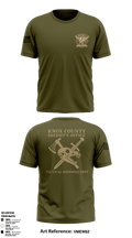KNOX COUNTY SHERIFF’S OFFICE TACTICAL RESPONSE UNIT 55167991 Old School Cotton Feel Shirt - 1