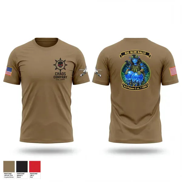 Short Sleeve Performance Shirt, C. Co. 1-120 3rd PLT, Army, Teamtime, Team time, sublimation, custom sports apparel, team uniforms, spirit wear, spiritwear, sports uniforms, custom shirts, team store, custom team store, fundraiser sports, apparel fundraiser