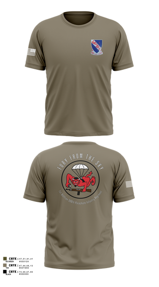 Old School Cotton Feel Shirt, CCo, 1-508PIR (OG), Army, Teamtime, Team time, sublimation, custom sports apparel, team uniforms, spirit wear, spiritwear, sports uniforms, custom shirts, team store, custom team store, fundraiser sports, apparel fundraiser