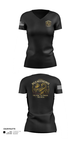 Womens Short Sleeve Vneck Shirt, Wild Westheimer, , Teamtime, Team time, sublimation, custom sports apparel, team uniforms, spirit wear, spiritwear, sports uniforms, custom shirts, team store, custom team store, fundraiser sports, apparel fundraiser