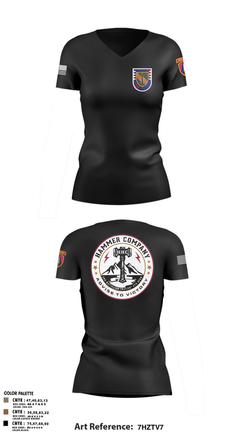 Womens Short Sleeve Vneck Shirt, , Army, Teamtime, Team time, sublimation, custom sports apparel, team uniforms, spirit wear, spiritwear, sports uniforms, custom shirts, team store, custom team store, fundraiser sports, apparel fundraiser