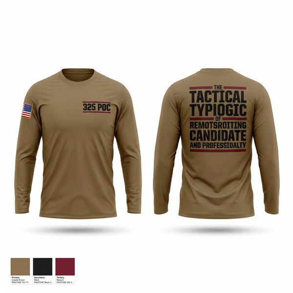 Long Sleeve Performance Shirt, 325 POC, Army, Teamtime, Team time, sublimation, custom sports apparel, team uniforms, spirit wear, spiritwear, sports uniforms, custom shirts, team store, custom team store, fundraiser sports, apparel fundraiser