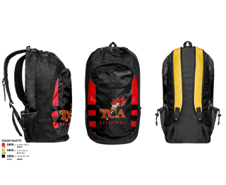 Gear Bag, Torches, Men's Basketball, Teamtime, Team time, sublimation, custom sports apparel, team uniforms, spirit wear, spiritwear, sports uniforms, custom shirts, team store, custom team store, fundraiser sports, apparel fundraiser