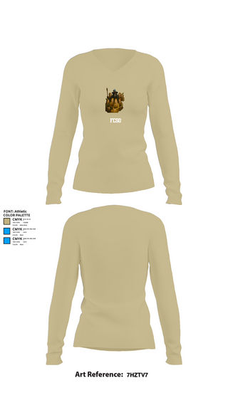 Womens Long Sleeve Vneck Shirt, FCSO, , Teamtime, Team time, sublimation, custom sports apparel, team uniforms, spirit wear, spiritwear, sports uniforms, custom shirts, team store, custom team store, fundraiser sports, apparel fundraiser
