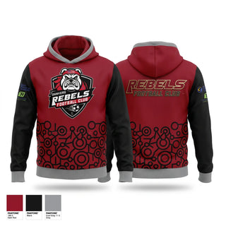 Hoodie, Rebels F. C., Men's Soccer, Teamtime, Team time, sublimation, custom sports apparel, team uniforms, spirit wear, spiritwear, sports uniforms, custom shirts, team store, custom team store, fundraiser sports, apparel fundraiser
