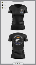 CPT3 31971916 Women's Short Sleeve V-neck Shirt - 2
