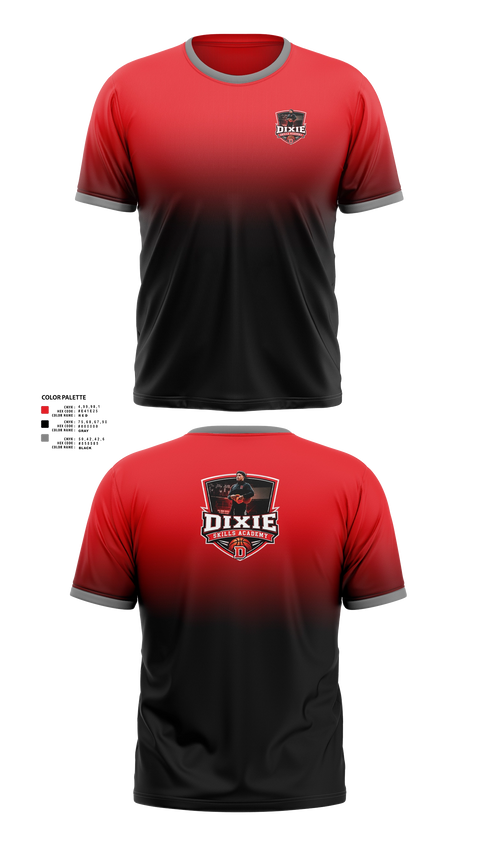 Short Sleeve Performance Shirt, Dixie Skills Academy, Men's Basketball, Teamtime, Team time, sublimation, custom sports apparel, team uniforms, spirit wear, spiritwear, sports uniforms, custom shirts, team store, custom team store, fundraiser sports, apparel fundraiser
