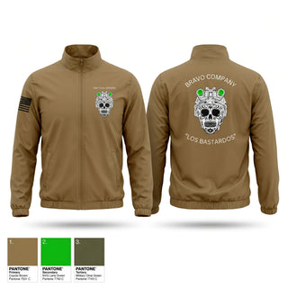 Windbreaker, 451 B Co Los Bastardos, Army, Teamtime, Team time, sublimation, custom sports apparel, team uniforms, spirit wear, spiritwear, sports uniforms, custom shirts, team store, custom team store, fundraiser sports, apparel fundraiser